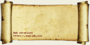 Danijela Medved vizit kartica